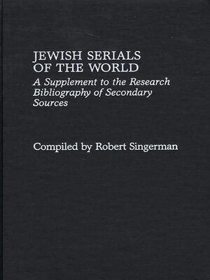 cover image of Jewish Serials of the World